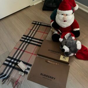 Burberry Checkered Scarf
